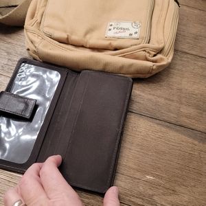 Fossil Side Bag/wallet